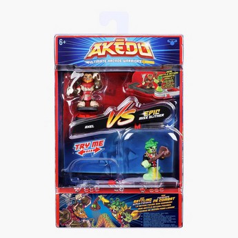 Akedo Ultimate Archade Warriors Versus Pack Playset