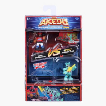 Akedo Ultimate Archade Warriors Versus Pack Playset