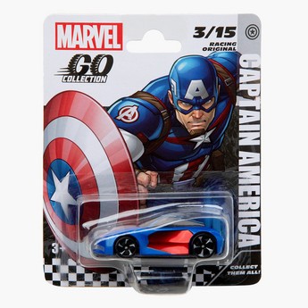 Captain America Go Collection Diecast Racing Toy Car