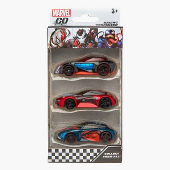 Spiderman Venom 3-Piece Racing Toy Car Set
