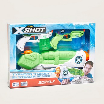 X-Shot Typhoon Thunder 2x Stealth Soaker Blaster Gun Toy Set