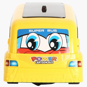 Juniors Power Cartoon Bus with Light and Music