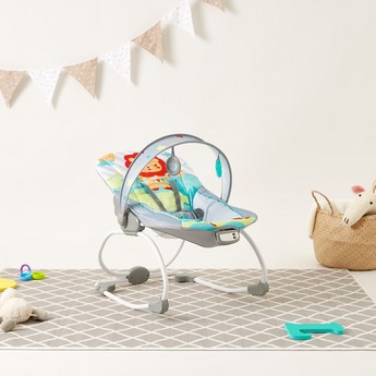 Juniors Gravel Convertible Baby Rocker with Removable Toy Bar