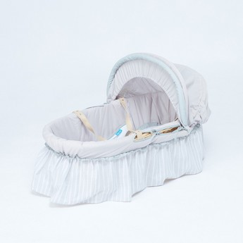 Juniors Eddie Moses Baby Basket with Canopy