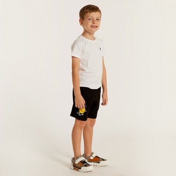 PUMA Printed Shorts with Elasticised Waistband and Pockets