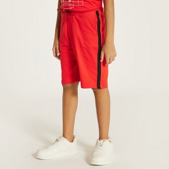 Juniors Panelled Shorts with Drawstring Closure and Pockets