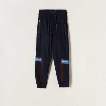 Juniors Printed Joggers with Pocket Detail and Drawstring Closure