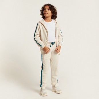 Juniors Solid Knit Joggers with Pockets and Drawstring Closure