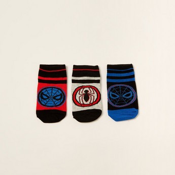 Spider-Man Textured Ankle Length Socks - Set of 3