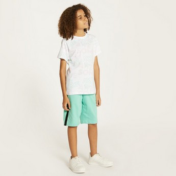 Juniors Panelled Shorts with Drawstring Closure and Pockets