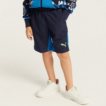 PUMA Printed Shorts with Pockets and Elasticated Waistband