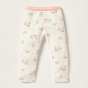 Juniors Floral Print Pyjama with Elasticated Waistband