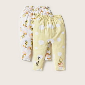 Tweety Print Leggings - Set of 2