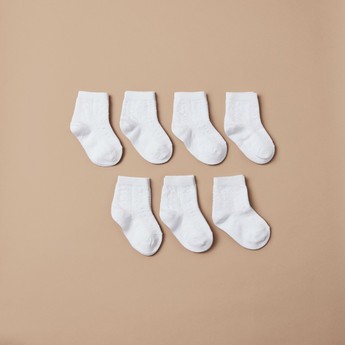 Juniors Textured Socks - Set of 7