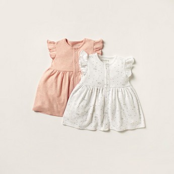 Juniors Assorted Dress with Cap Sleeves - Set of 2