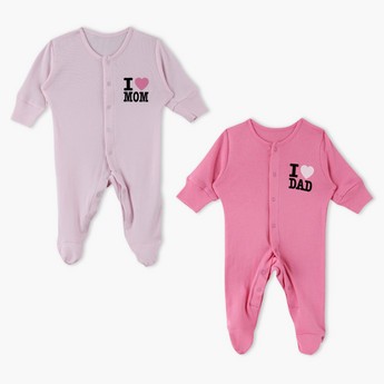 Juniors Printed Sleepsuit - Set of 2