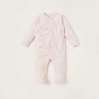 Juniors Printed Sleepsuit with Long Sleeves