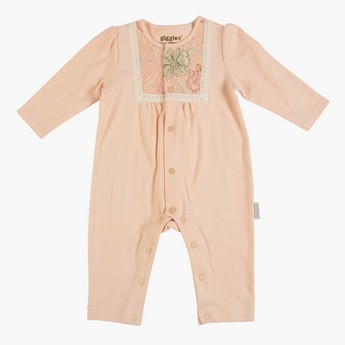 Giggles Front Open Sleepsuit with Long Sleeves