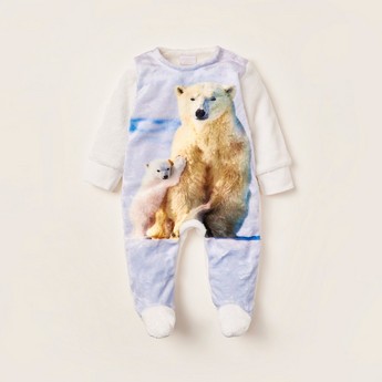 Juniors Textured Sleepsuit with Long Sleeves