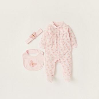 Giggles Printed 3-Piece Clothing Set