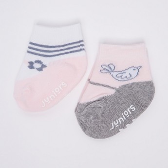 Juniors Printed Socks - Set of 2