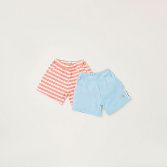 Juniors Printed Shorts with Pockets - Pack of 2