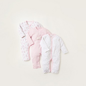 Juniors Assorted Long Sleeves Sleepsuit - Set of 3