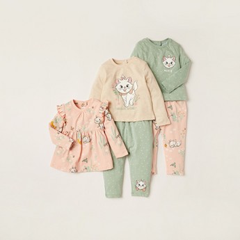 Disney 5-Piece Marie Print Clothing Set