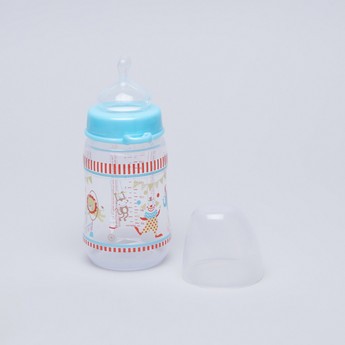 nip Printed Wide Neck Feeding Bottle - 260 ml