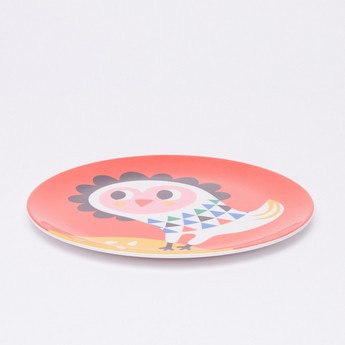 Petit Monkey Printed Round Plate