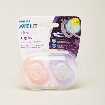 Philips Avent Soother Ultra Air Night - Set of 2