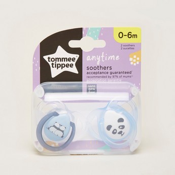 Tommee Tippee Anytime Soothers 0-6 months - Pack of 2