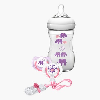 Philips Avent Elephant Print Natural Bottle Set