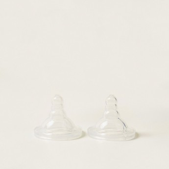 Giggles Slow Flow Nipple - Set of 2