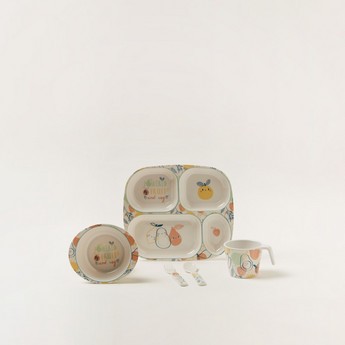 Juniors Fruit Print 5-Piece Dinner Set