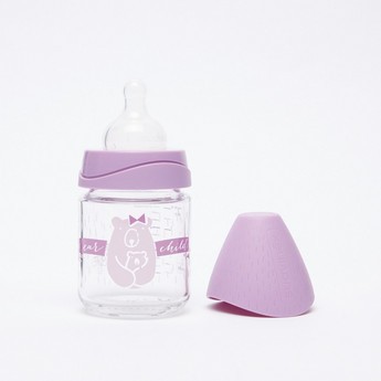 Suavinex Printed Feeding Bottle - 120 ml