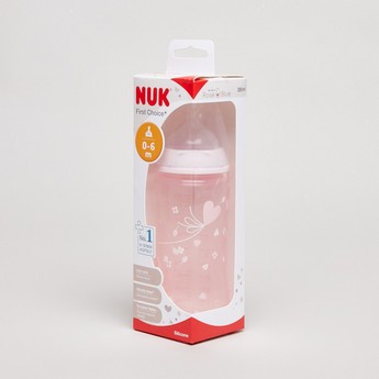 NUK First Choice+ Printed Feeding Bottle - 300 ml