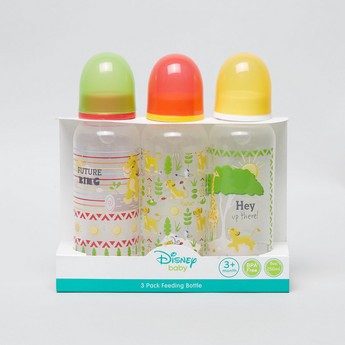 Lion King Print 3-Piece Feeding Bottle - 250 ml