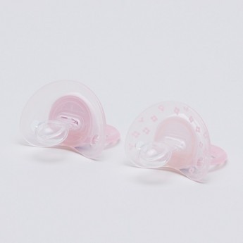 NUK Baby Rose Printed Soother - Set of 2