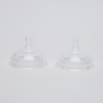 Comotomo Natural Teat Fast Flow Feeding Nipple - Set of 2