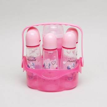 Disney Minnie Mouse Print Milk Container Set