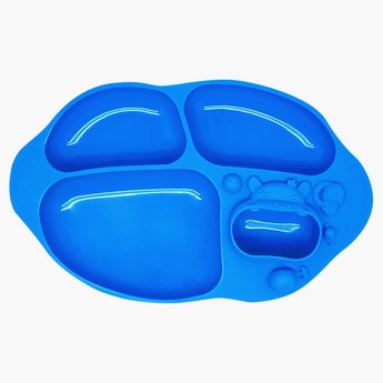 Marcus & Marcus Yummy Dips Suction Divided Plate