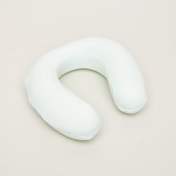 Giggles Solid Neck Pillow with Zip Closure