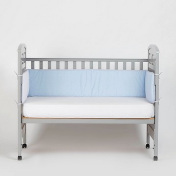 Cambrass Solid 2-Piece Cot Bumper Set