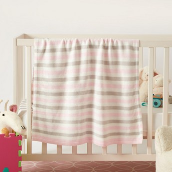 Giggles Striped Blanket - 102x76 cms