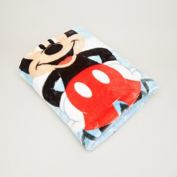 Disney Mickey Mouse Print Blanket - 81x81 cms
