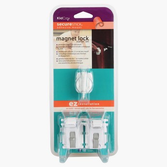 Kidco Adhesive Mount Magnet Lock Starter Set