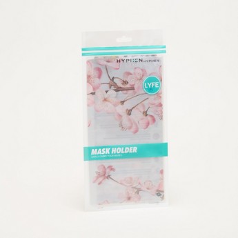 HYPHEN LYFE Blossom Print Mask Holder