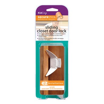 KidCo Sliding Closet Door Lock - Set of 2