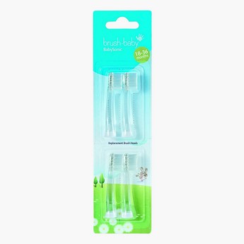 Brush Baby Sonic 4-Piece Replacement Brush Head Set